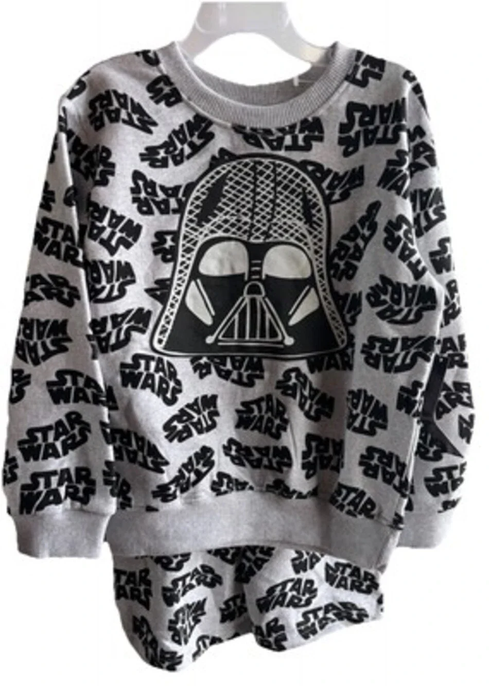 Star Wars Baby Fleece Sweatshirt & Jogger Shorts Set Size 5 Boys